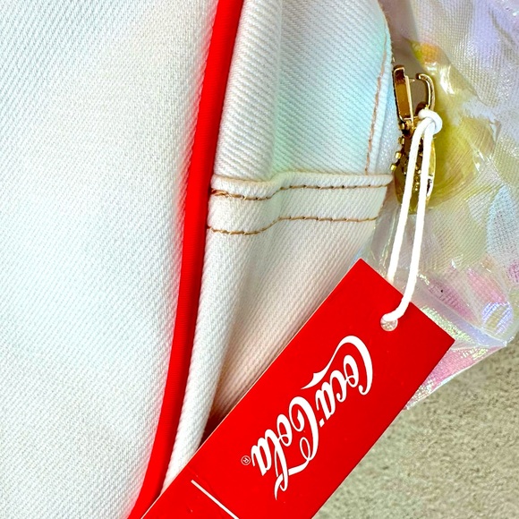 Stoney Clover Lane x Coca Cola Embroidered Large Pouch NWT - Picture 8 of 13